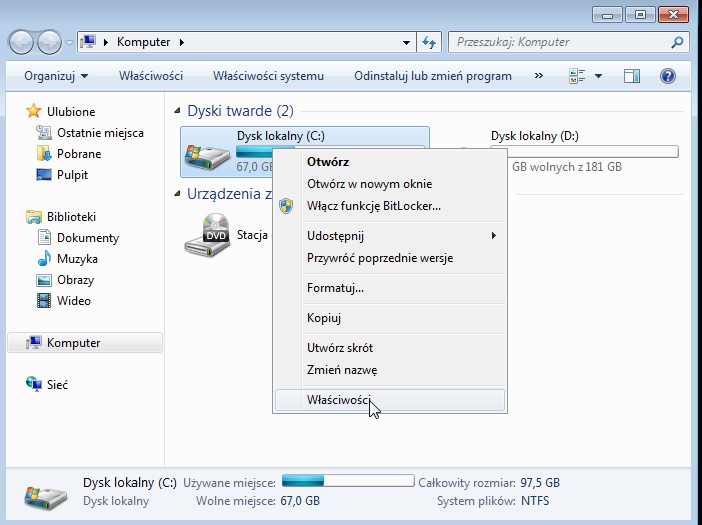 [Windows 7] Jak wyłączyć indeksowanie plików w Windows 7